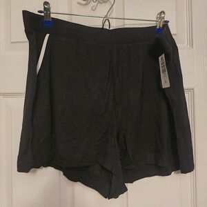 Torrid Deep Black Bamboo Shorts - 2X